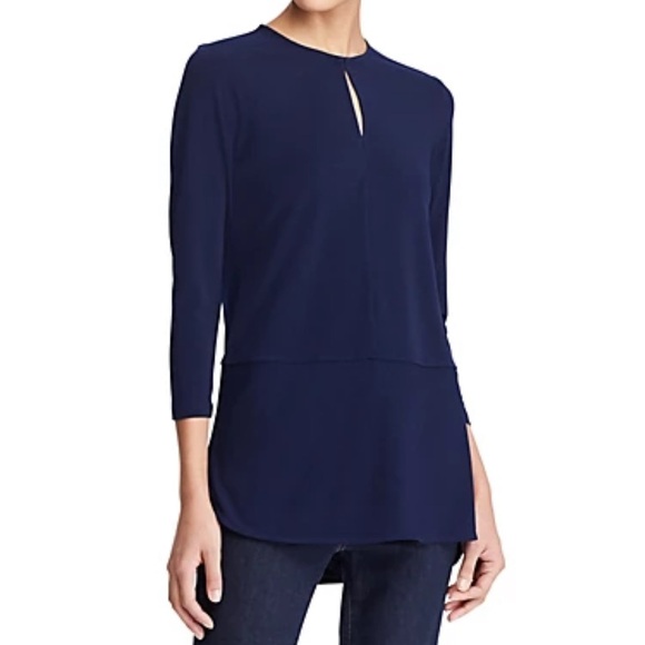 Lauren Ralph Lauren Keyhole Tunic Top Size Small - Picture 9 of 9